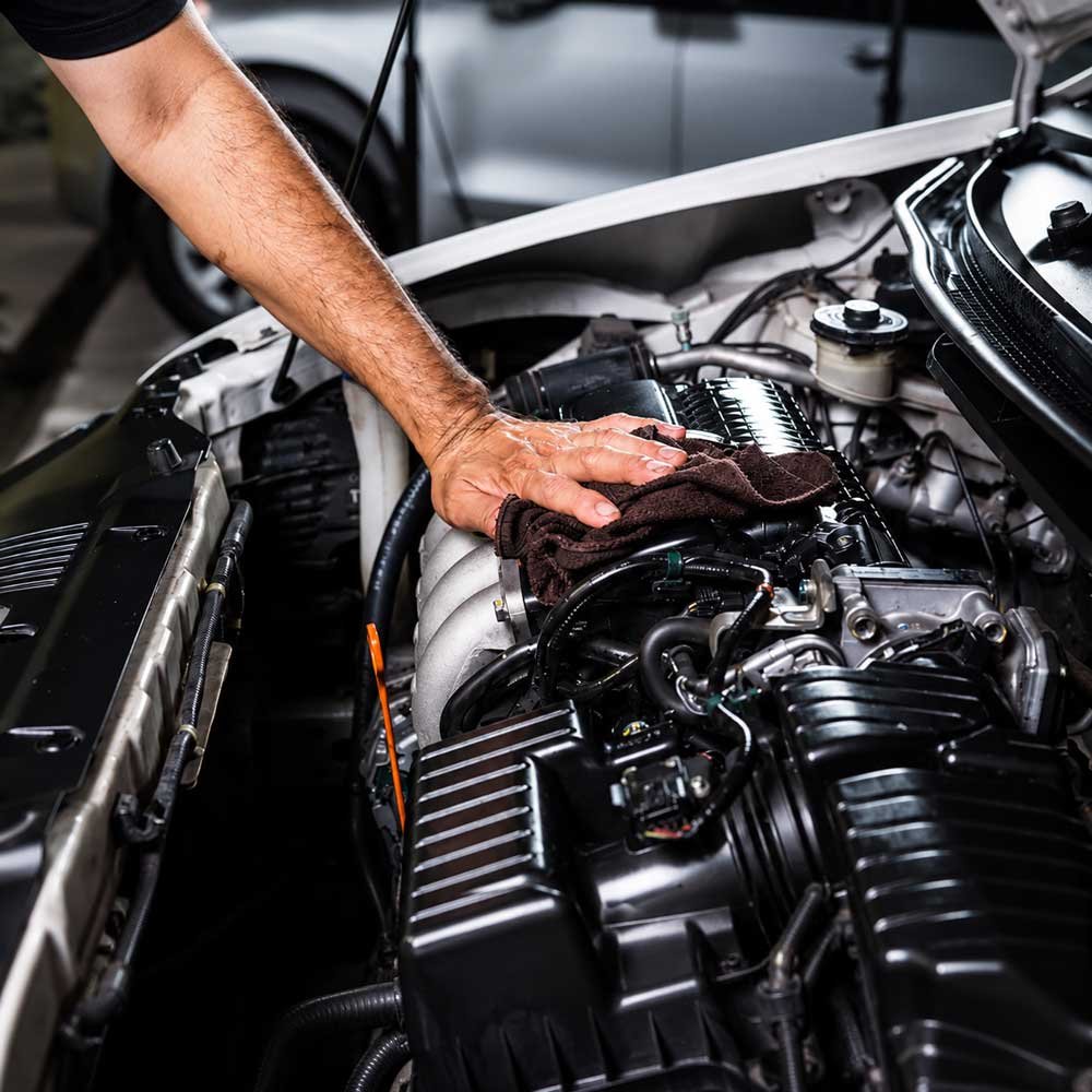 engine bay detailing